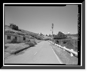 Mill Valley Air Force Station, Sewage Ejector, East of Ridgecrest Boulevard, Mount Tamalpais, Mill Valley vicinity, Marin County, CA, Vintage Print