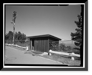 Mill Valley Air Force Station, Sewage Ejector, East of Ridgecrest Boulevard, Mount Tamalpais, Mill Valley vicinity, Marin County, CA - 2 Classic, Historic Reproduction