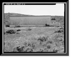 Fort Barry, Theater, Fort Barry, Rosenstock Road, Sausalito vicinity, Marin County, CA - 3 Classic, Antique Print