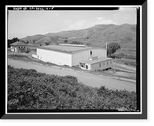 Fort Barry, Theater, Fort Barry, Rosenstock Road, Sausalito vicinity, Marin County, CA - 5 Classic, Historic Print