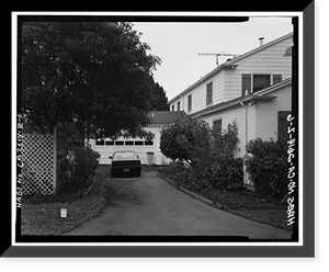 Oakland Naval Supply Center, Commanding Officers Residences, Between E & F Streets, West of Fourth Street, Oakland, Alameda County, CA - 6, Vintage Poster