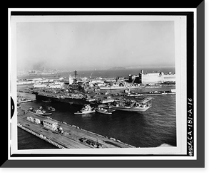 Hunters Point Naval Shipyard, Drydock No. 4, San Francisco, San Francisco County, CA - 16, Vintage Print