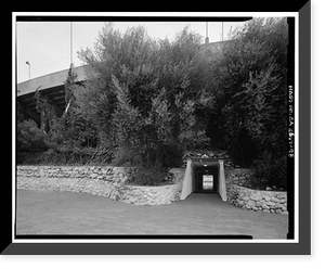 Historic Framed Print, Rose Bowl Stadium, 1001 Rose Bowl Drive, Pasadena, Los Angeles County, CA - 98,  17-7/8" x 21-7/8"