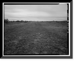 Historic Framed Print, Box Elder Road, Between 104th & 112th Avenues, Hudson & Watkins Ro, Watkins vicinity, Adams County, CO - 3,  17-7/8" x 21-7/8"