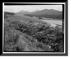 Snake River Ditch, Headgate on north bank of Snake River, Dillon vicinity, Summit County, CO - 14, Vintage Poster