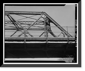 Walnut Street Railroad Bridge, Walnut Street over AMTRAK, Hartford, Hartford County, CT - 9, Vintage Poster