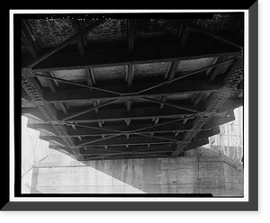 Walnut Street Railroad Bridge, Walnut Street over AMTRAK, Hartford, Hartford County, CT - 13, Historic Print