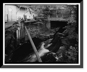 Willimantic Linen Company, Mill No. 1, Immediately West of South Main Street, North Bank, Windham, Windham County, CT - 3, Vintage Print