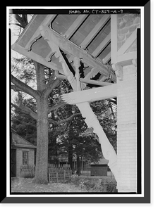 Historic Framed Print, Mark Twain House, Carriage House, 351 Farmington Avenue, Hartford, Hartford County, CT - 9,  17-7/8" x 21-7/8"
