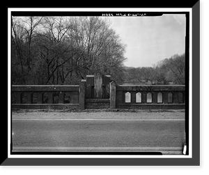 Historic Framed Print, Thompson's Bridge, Spanning Brandywine River on Deleware State Route, Wilmington vicinity, New Castle County, DE - 10,  17-7/8" x 21-7/8"
