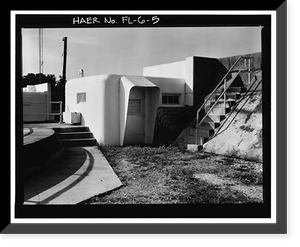 Hurricane Gate Structure 3, Herbert Hoover Dike on Lake Okeechobee, Belle Glade, Palm Beach County, FL - 5 Classic, Vintage Wall Art