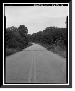 Historic Framed Print, Georgia DOT Bridge No. 145/01427/F/00050E, Spanning Long Cane Creek at County Road 29, West Point vicinity, Harris County, GA - 3,  17-7/8" x 21-7/8"