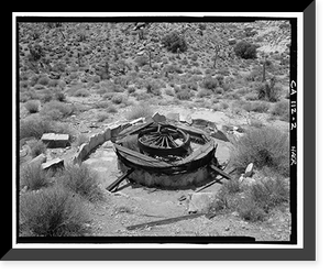 Pinto Wye Arrastra, Twentynine Palms vicinity, San Bernardino County, CA - 2, Antique Print
