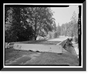 Historic Framed Print, Wawona Road, Between South Entrance & Yosemite Valley, Yosemite Village, Mariposa County, CA - 21,  17-7/8" x 21-7/8"