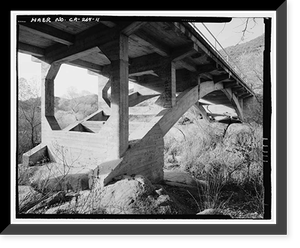 Black Canyon Road Bridge, Spanning Santa Ysabel Creek at intersection of Black Canyon & Sutherland Dam Roads, Ramona, San Diego County, CA - 11 Classic, Historic Print