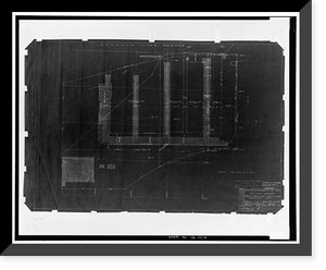 Historic Framed Print, United Engineering Company Shipyard, 2900 Main Street, Alameda, Alameda County, CA,  17-7/8" x 21-7/8"
