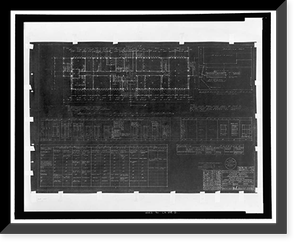 Historic Framed Print, United Engineering Company Shipyard, Office Building No. 137, 2900 Main Street, Alameda, Alameda County, CA,  17-7/8" x 21-7/8"