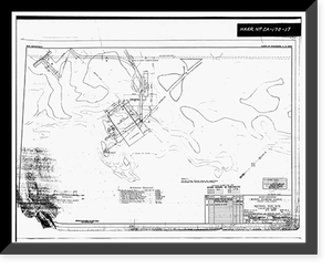Edwards Air Force Base, North Base, North Base Road, Boron vicinity, Kern County, CA Classic, Vintage Print