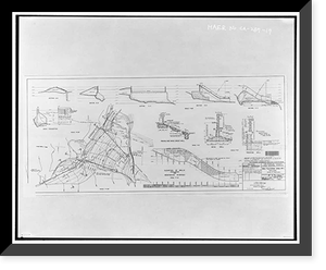 Historic Framed Print, Big Tujunga Dam, 809 West Big Tujunga Road, Sunland, Los Angeles County, CA - 2,  17-7/8" x 21-7/8"
