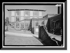 Historic Framed Print, Lowe Mill, Eighth Avenue, Southwest, Huntsville, Madison County, AL - 3,  17-7/8" x 21-7/8"