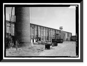 Historic Framed Print, Lowe Mill, Eighth Avenue, Southwest, Huntsville, Madison County, AL - 4,  17-7/8" x 21-7/8"