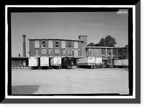 Historic Framed Print, Lowe Mill, Eighth Avenue, Southwest, Huntsville, Madison County, AL - 7,  17-7/8" x 21-7/8"