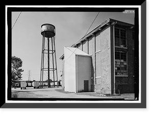 Historic Framed Print, Lowe Mill, Eighth Avenue, Southwest, Huntsville, Madison County, AL - 8,  17-7/8" x 21-7/8"