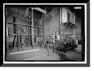 Historic Framed Print, Lowe Mill, Eighth Avenue, Southwest, Huntsville, Madison County, AL - 19,  17-7/8" x 21-7/8"