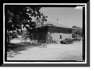Historic Framed Print, Lowe Mill, Paymaster's Office, Eighth Avenue, Southwest, Huntsville, Madison County, AL,  17-7/8" x 21-7/8"