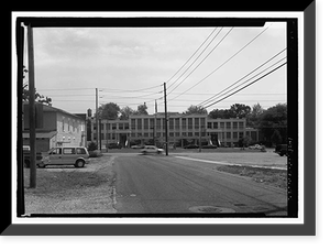 Historic Framed Print, Lincoln School, 1110 Meridian Street, Huntsville, Madison County, AL,  17-7/8" x 21-7/8"