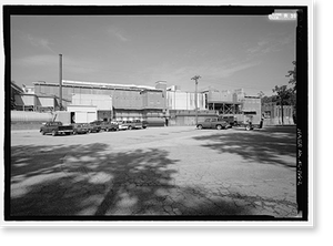 Historic Framed Print, Riverdale Cotton Mill, Corner of Middle & Lower Streets, Valley, Chambers County, AL - 2,  17-7/8" x 21-7/8"