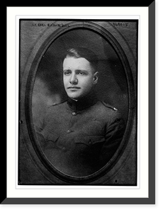 Lt. Earl R. Churchill, Vintage Print