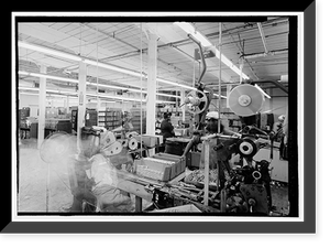 Historic Framed Print, Selma Cotton Mill, 218 Morgan Avenue, Selma, Dallas County, AL - 25,  17-7/8" x 21-7/8"