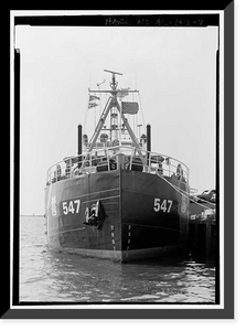 U.S. Coast Guard Cutter WHITE PINE, U.S. Coast Guard 8th District Base, South Broad Street, Mobile, Mobile County, AL - 7, Historic Print