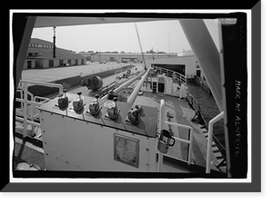 U.S. Coast Guard Cutter WHITE PINE, U.S. Coast Guard 8th District Base, South Broad Street, Mobile, Mobile County, AL - 12, Antique Poster