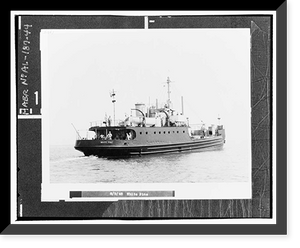 U.S. Coast Guard Cutter WHITE PINE, U.S. Coast Guard 8th District Base, South Broad Street, Mobile, Mobile County, AL - 44, Antique Poster
