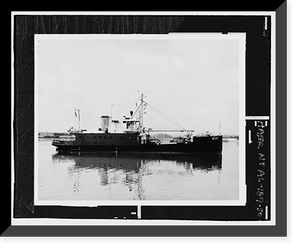 U.S. Coast Guard Cutter WHITE PINE, U.S. Coast Guard 8th District Base, South Broad Street, Mobile, Mobile County, AL - 50, Antique Poster