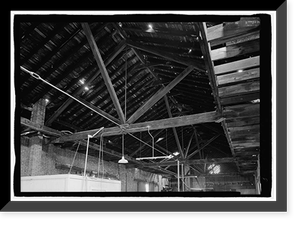 Historic Framed Print, Memphis & Charleston Freight Depot, 330 Church Street Northwest, Huntsville, Madison County, AL - 8,  17-7/8" x 21-7/8"
