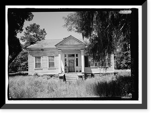 Historic Framed Print, J. A. Minter & Son Plantation, 3 County Road 462, Selma, Dallas County, AL - 18,  17-7/8" x 21-7/8"