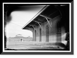 Vicksburg & Brunswick Depot, South Randolph Avenue, Eufaula, Barbour County, AL - 3, Vintage Wall Art