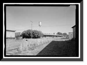 Historic Framed Print, Dallas Compress Company, 2010 Alabama Avenue, Selma, Dallas County, AL - 4,  17-7/8" x 21-7/8"