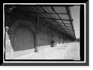 Historic Framed Print, Dallas Compress Company, 2010 Alabama Avenue, Selma, Dallas County, AL - 5,  17-7/8" x 21-7/8"