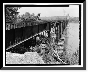 Tennessee River Railroad Bridge, Spanning Tennessee River at Alabama Highway 43, Florence, Lauderdale County, AL - 7, Antique Poster