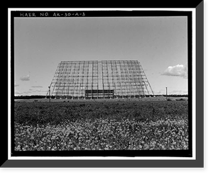 Historic Framed Print, Clear Air Force Station, Ballistic Missile Early Warning System Site II, One mile west of mile marker 293.5 on Parks Highway, 5 miles southwest of Anderson, Anderson, Denali Borough, AK - 3,  17-7/8" x 21-7/8"