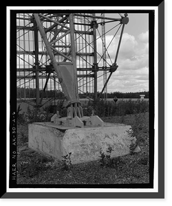Historic Framed Print, Clear Air Force Station, Ballistic Missile Early Warning System Site II, One mile west of mile marker 293.5 on Parks Highway, 5 miles southwest of Anderson, Anderson, Denali Borough, AK - 6,  17-7/8" x 21-7/8"