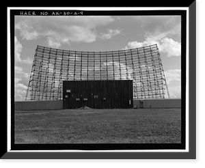 Historic Framed Print, Clear Air Force Station, Ballistic Missile Early Warning System Site II, One mile west of mile marker 293.5 on Parks Highway, 5 miles southwest of Anderson, Anderson, Denali Borough, AK - 9,  17-7/8" x 21-7/8"