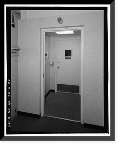Historic Framed Print, Clear Air Force Station, Ballistic Missile Early Warning System Site II, One mile west of mile marker 293.5 on Parks Highway, 5 miles southwest of Anderson, Anderson, Denali Borough, AK - 27,  17-7/8" x 21-7/8"