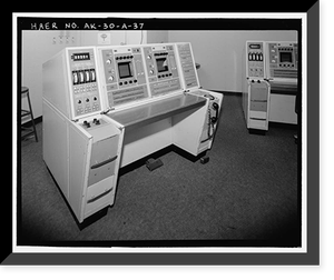 Historic Framed Print, Clear Air Force Station, Ballistic Missile Early Warning System Site II, One mile west of mile marker 293.5 on Parks Highway, 5 miles southwest of Anderson, Anderson, Denali Borough, AK - 37,  17-7/8" x 21-7/8"