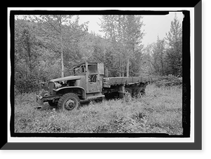 Historic Framed Print, Stampede Gold Mine, Kantishna, Denali Borough, AK - 15,  17-7/8" x 21-7/8"
