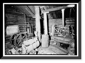 Historic Framed Print, Stampede Gold Mine, Kantishna, Denali Borough, AK - 25,  17-7/8" x 21-7/8"